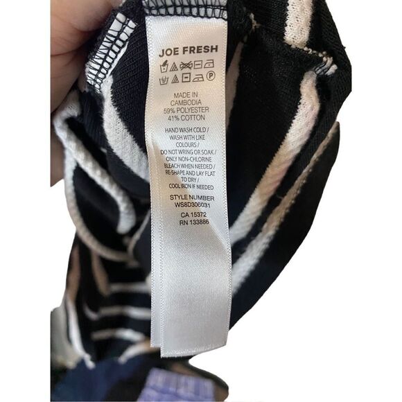 Joe Fresh Black and White Striped Dress - Picture 4 of 7